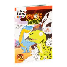 DINO'S WORLD - STICK & COLOR n.81